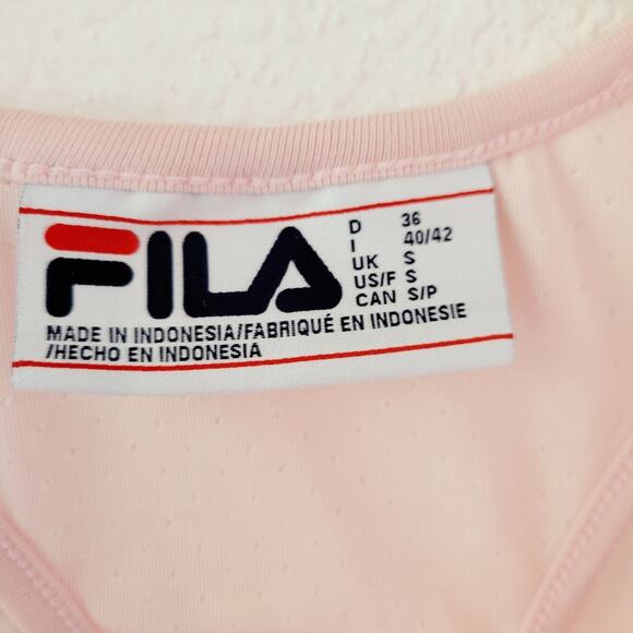 FILA Pink Lupita Racerback Bodysuit Size Small NWT | Streetwear Athleisure Sport - Picture 8 of 8